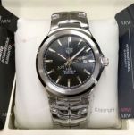 Replica TAG Heuer Link Calibre 5 Stainless Steel Case Black Dial Watch